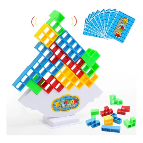 Juego Didáctico Torre Tetris Equilibrio 32 Piezas 001