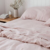 SÁBANA FRENCH FLAX LINEN ROSA - QUEEN