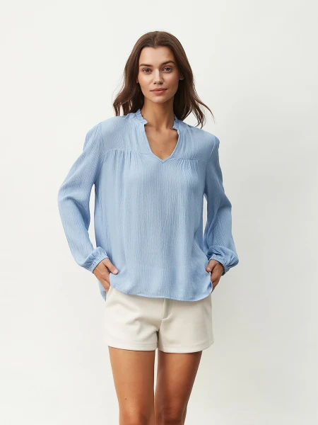 BLUSA LUZIA CELESTE