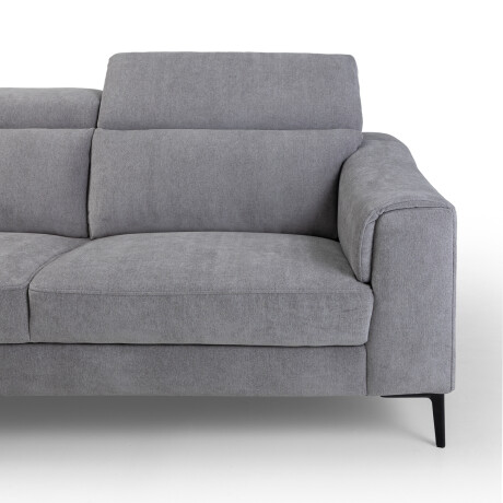 Rinconera Luke - Tela Microfibra - Chaise Izquierda 6686-7 Gris