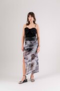 Falda France GRIS