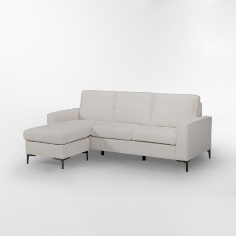Sofá con chaise SETUP Blanco - 3 CUERPOS