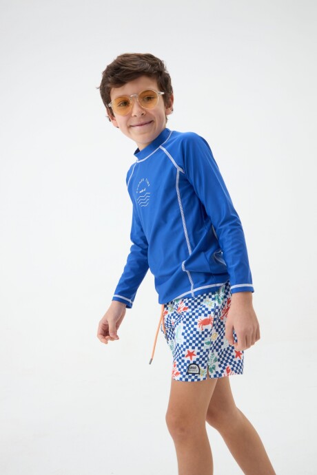 SHORT OLIVER NIÑO ESTAMPADO Cuadros