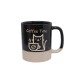 Taza cerámica cat 520ml negro