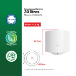 Termotanque de acero eléctrico 30 Lts Termotanque de acero eléctrico 30 Lts