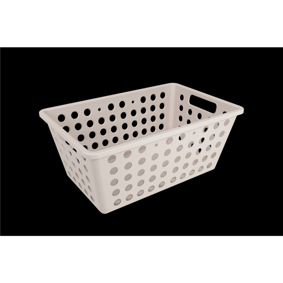 CANASTA PLASTICO 4.4L 28,8X19,1X12,3CM LIGHT GRAY 