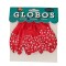 Globo Fessta Diseño Huellas x10 Und Rojo