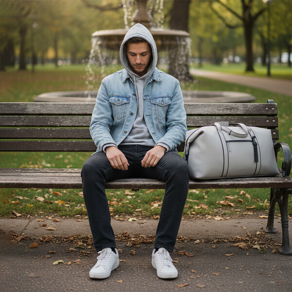 Bolso Gaston Luga Splash Weekender 59L Notebook Laptop 16" Gris 1