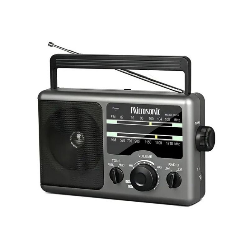 RADIO DE MESA MICROSONIC RAD16 Negro