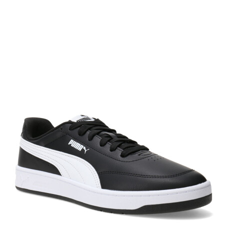 Championes de Hombre Puma Court Classic Clean Negro - Blanco