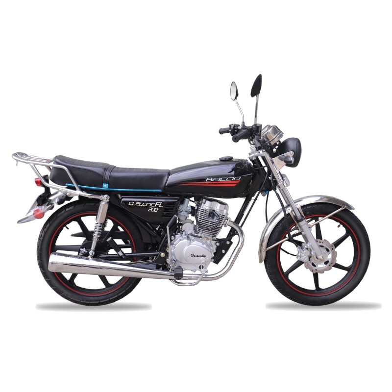 Moto Baccio Calle Classic Fl 200cc Negro