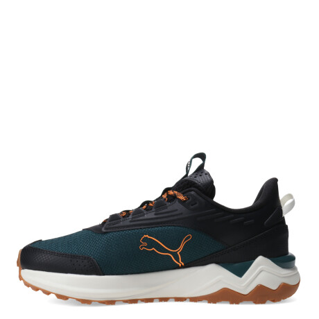 Championes de Hombre Puma Verde - Negro - Anaranjado