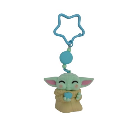 Llavero Grogu terciopelo diseño 1
