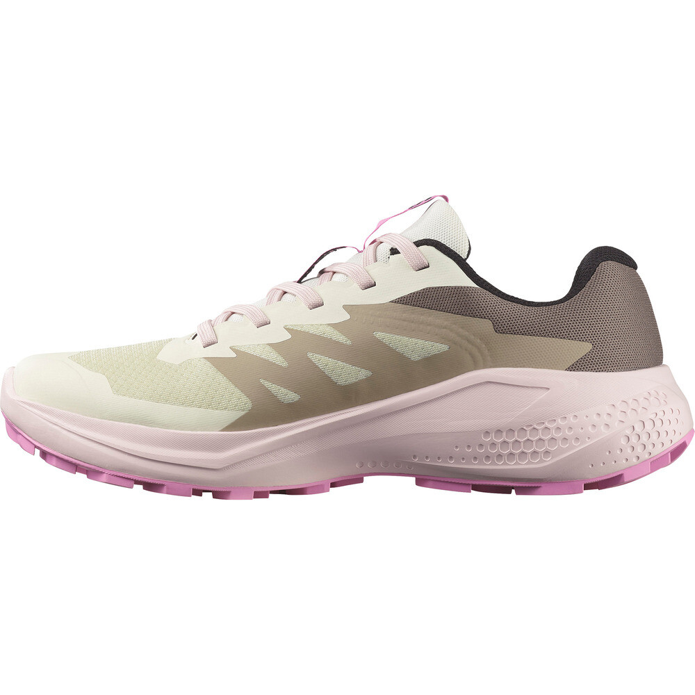 Zapatillas Trail Running Alphaglide Mujer Beige/pink