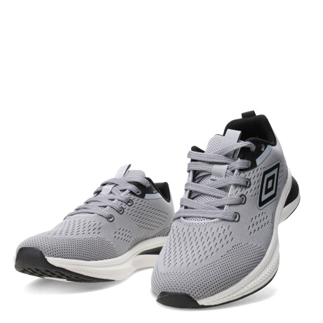 Championes de Hombre Umbro Vega Gris - Negro