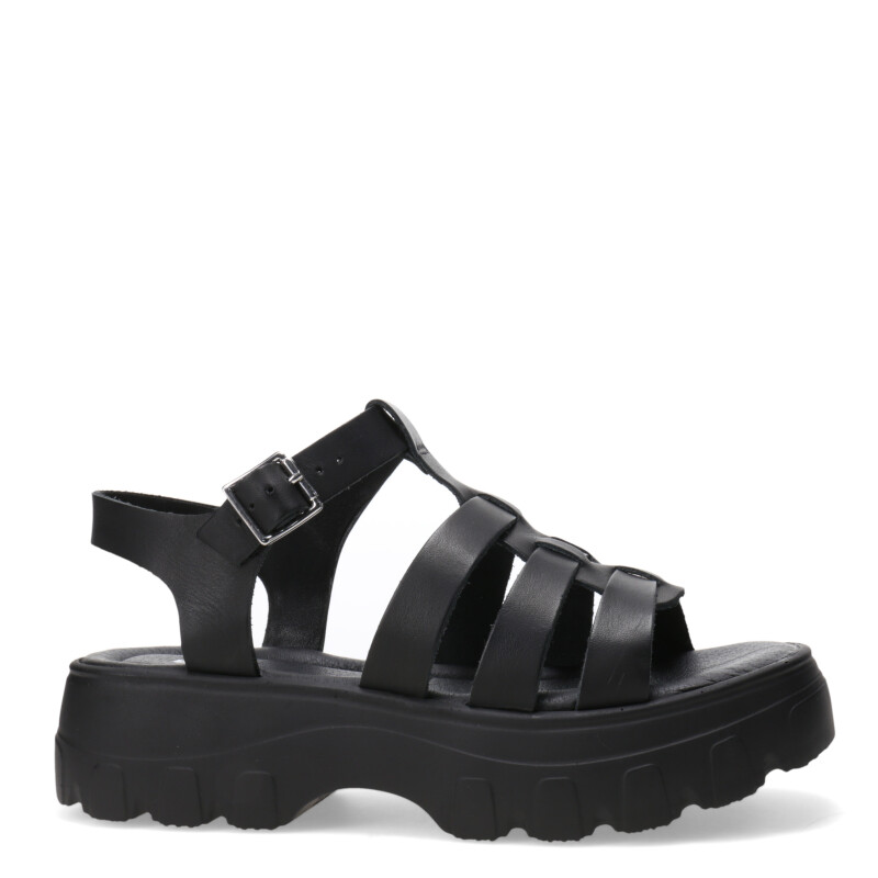 Sandalia de Mujer Bottero franciscana Negro