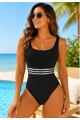 MALLA CLUB DEL SOL - ITALIANA NEGRO CON PLATEADO