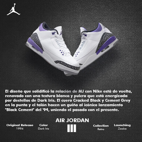 Jordan Air 3 Retro - White/Red — Zooko