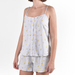 Short con Solera y Volados Limones Colección 2025 XXP