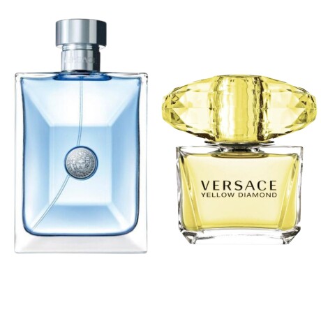 Combo Perfumes Versace Homme 200ml + Yellow Diamond 90ml Combo Perfumes Versace Homme 200ml + Yellow Diamond 90ml