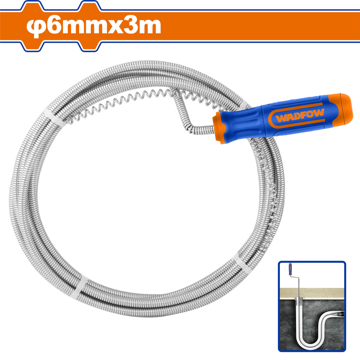 FLEXIBLE LIMPIADOR DE CAÑERIAS 3M WADFOW WDD2303 