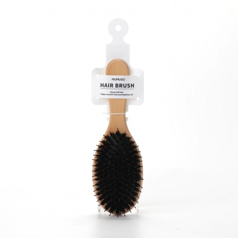 CEPILLO DE PELO DE MADERA OVALADO (PELO DE COLA DE CABALLO) CEPILLO DE PELO DE MADERA OVALADO (PELO DE COLA DE CABALLO)
