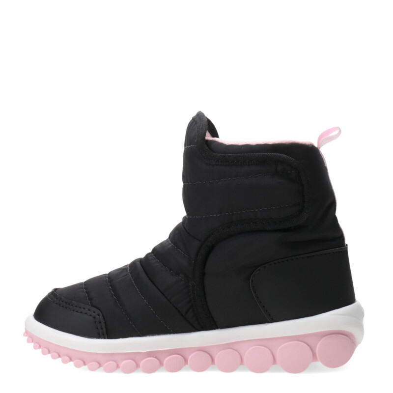 Championes Infantiles Bibi Bota Roller Drop Negro - Rosa
