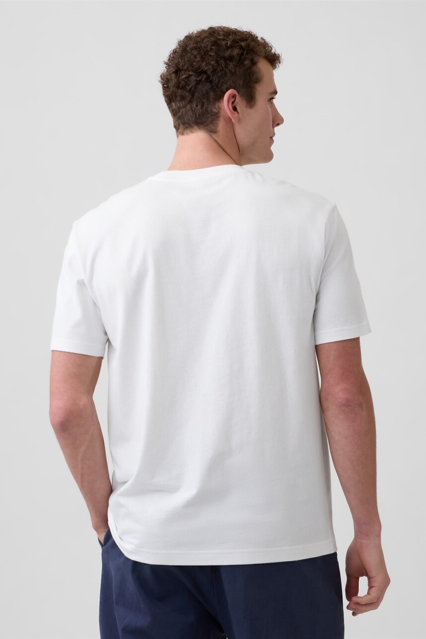 Remera Gráfico Hombre White000