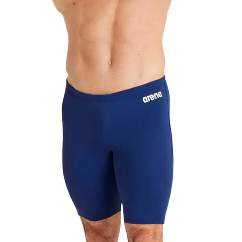 Arena Men's Team Swim Jammer Solid Blue Marino-blanco