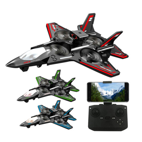 Avión Drone Jet Combate C/remoto Cámara Y 360° Luces Jug030210-m1