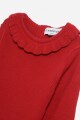 Sweater con volado ROJO