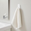 GANCHO ADHESIVO DE PLASTICO 3 PIEZAS Blanco