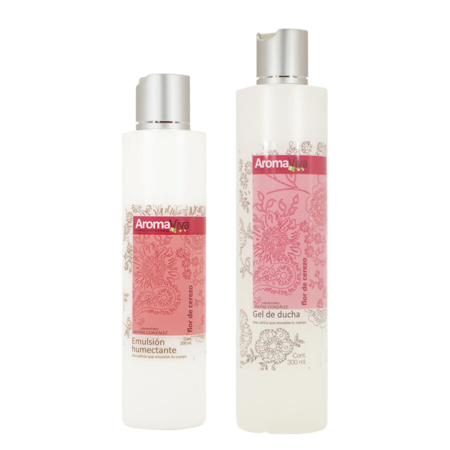 Pack Flor de Cerezo: Gel de Ducha + Emulsión Hidratante Pack Flor de Cerezo: Gel de Ducha + Emulsión Hidratante