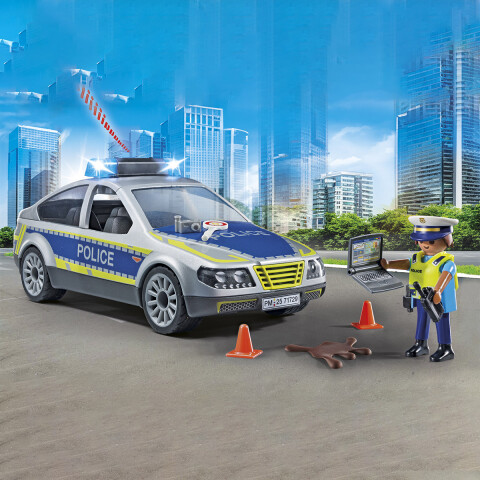 Coche Patrulla Policía con Luz Playmobil 24 Piezas U