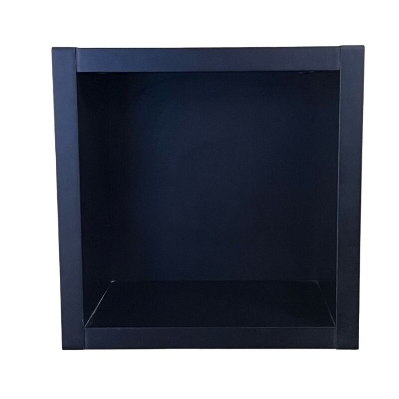 Cubo decorativo flotante para pared - Negro Cubo decorativo flotante para pared - Negro
