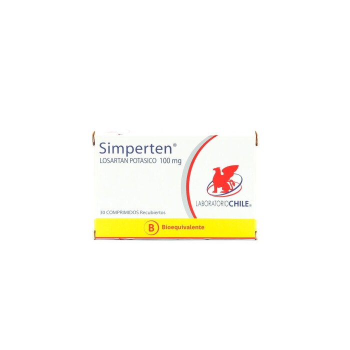 SIMPERTEN 100 MG. CJ X 30 COMP. única