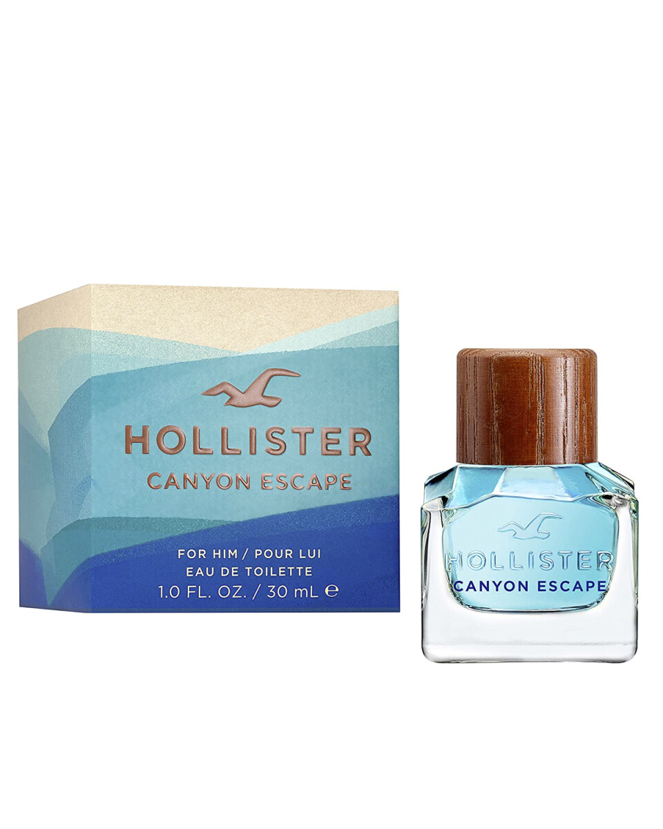 Perfume Hollister Canyon Escape for Him EDT 30ml Original 
