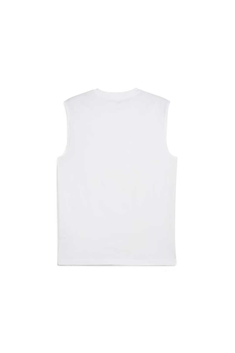 BUZO PUMA MC ESS SLEVELESS Blanco