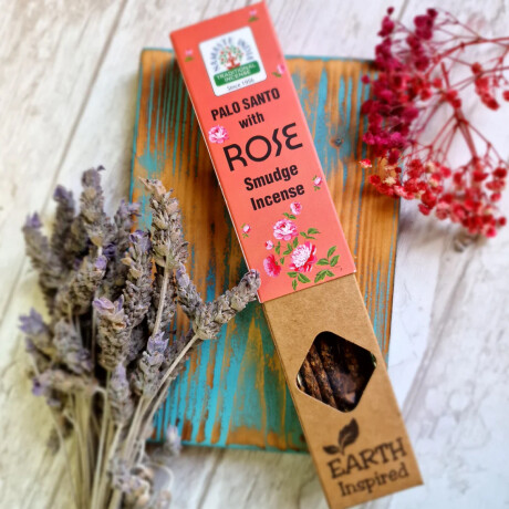 Incienso sahumerio earth inspired Rosa