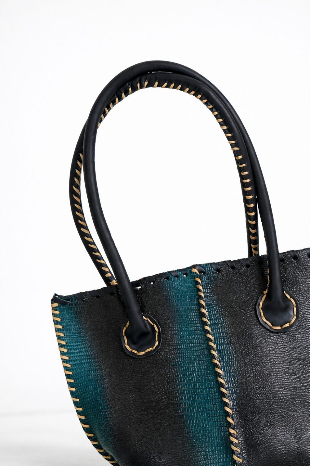 Medium All Season Bag Turquesa / Negro