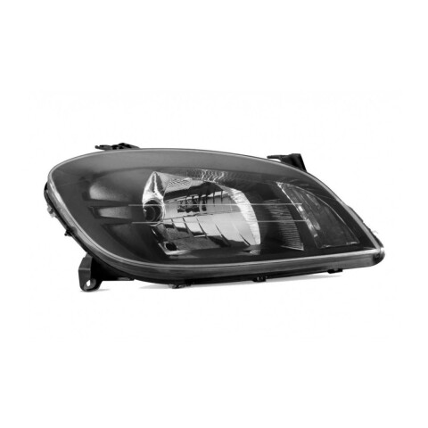 SEMIOPTICA IZQUIERDA (H4) (MOLDURA CROMADA OSCURA) Semioptica Izquierda (h4) (moldura Cromada Oscura)