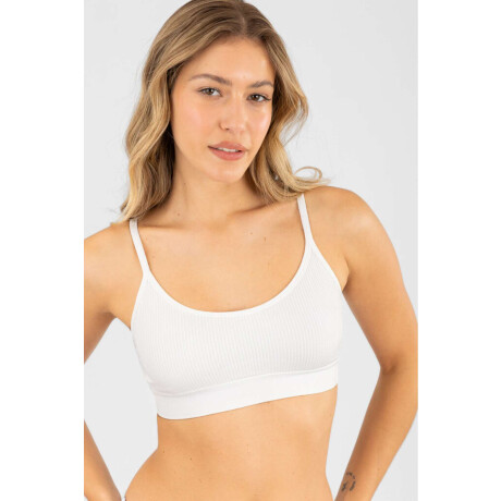 Soutien bretel fino Blanco