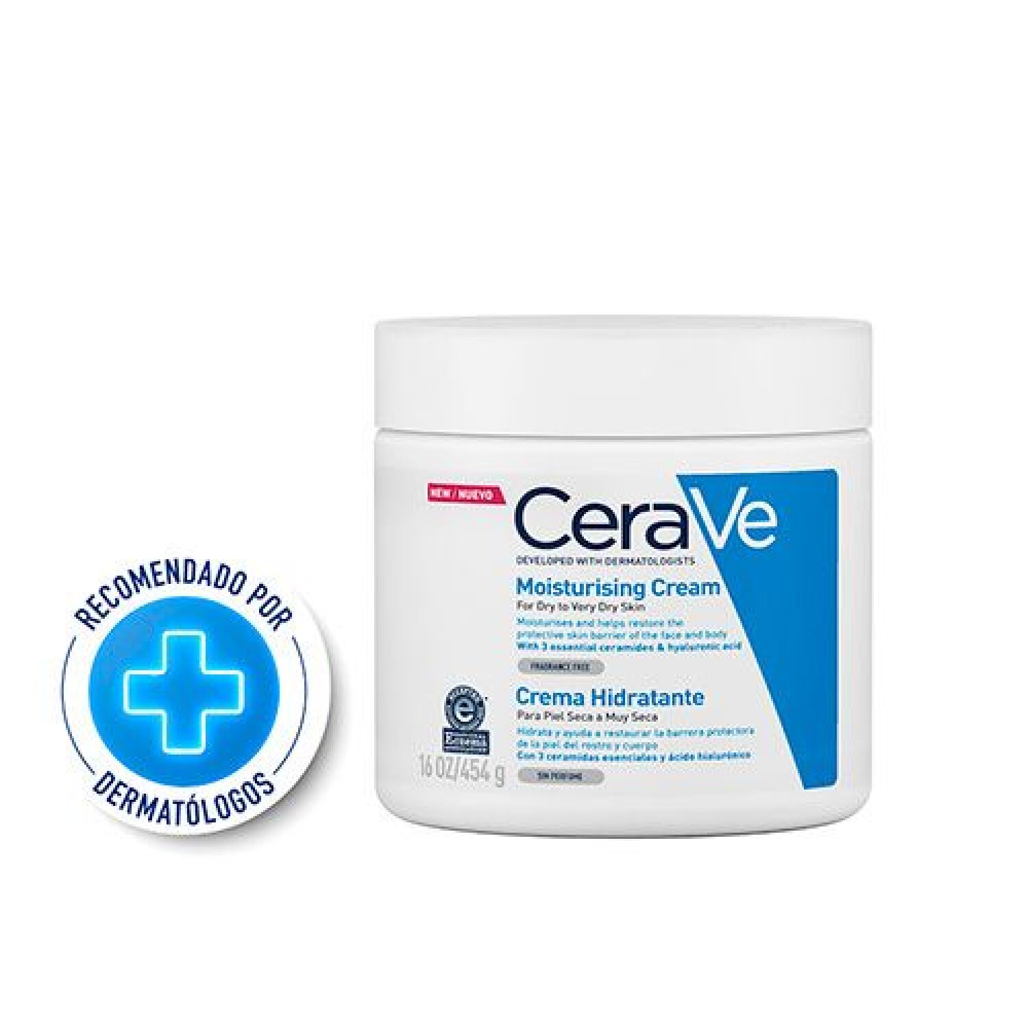 CERAVE CREMA HIDRATANTE CORPORAL 16 OZ - Piel normal a seca. — Farmacia ...