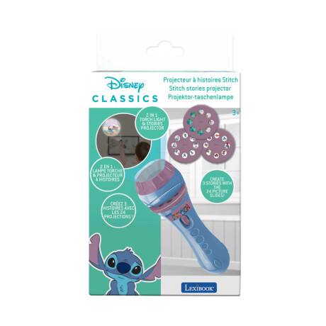 Linterna Proyector Stitch 3 Discos