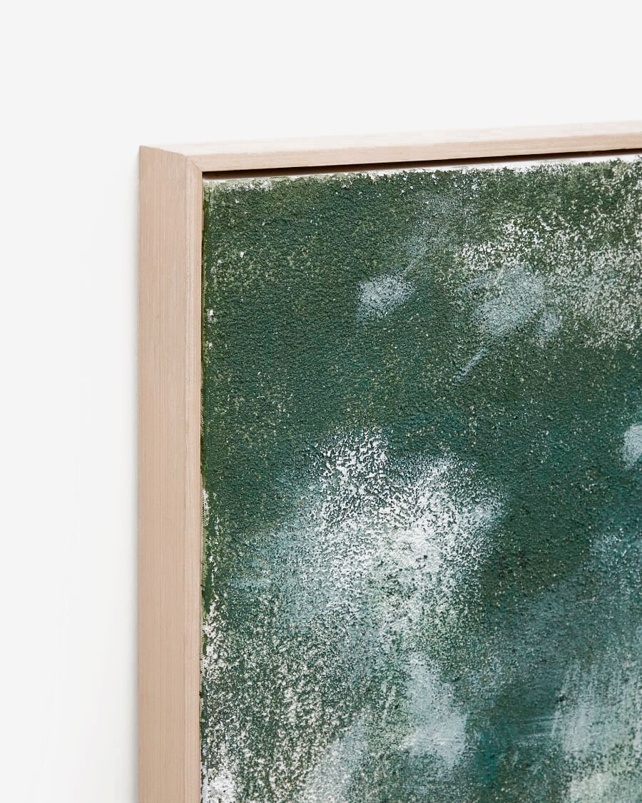 Cuadro abstracto Selnar verde 202 x 122 cm