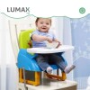 Silla de comer plegable portátil para bebés Celeste