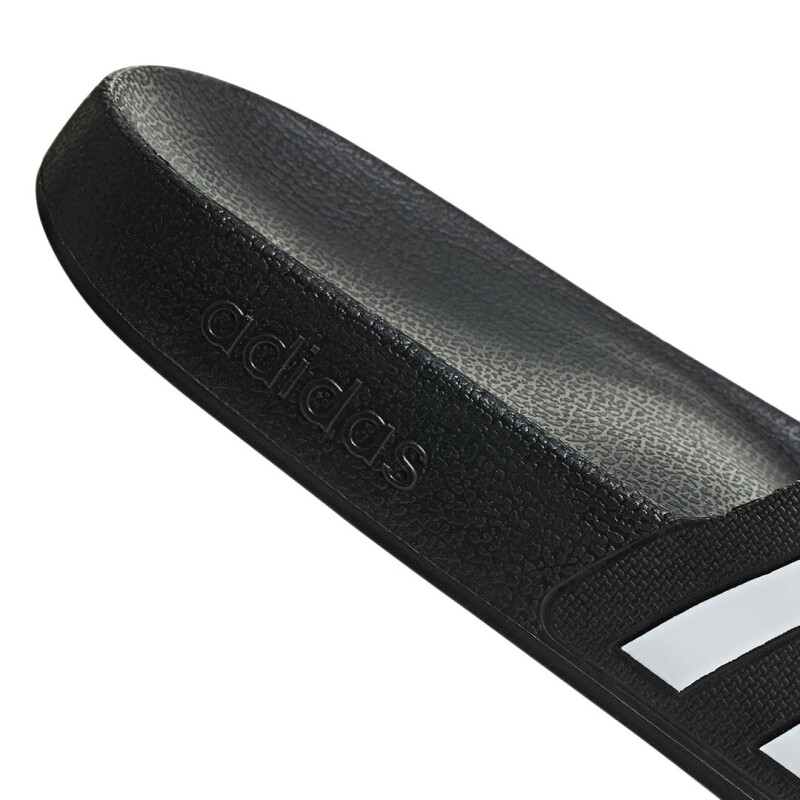 Chanclas de Hombre Adidas Adilette Aqua Negro - Blanco