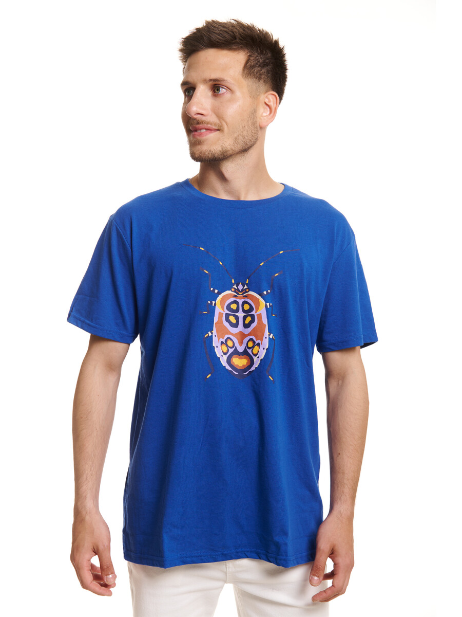 T-shirt estampada - azul 