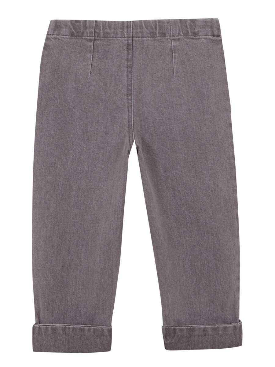 Pantalon Vaquero Gris Oscuro