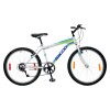 Bicicleta Baccio Alpina Man Montaña rodado 26 con 21 cambios Blanco/Azul